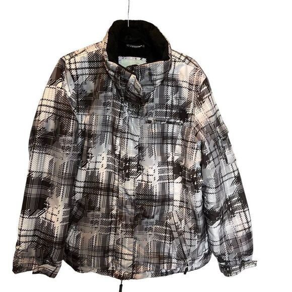 ZeroXposur Women's Snow Boarding Coat Black & White Size XL - Picture 1 of 14
